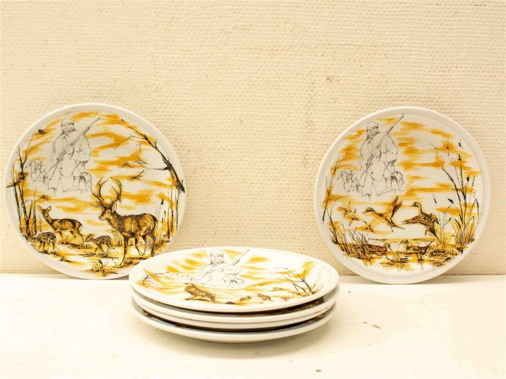 6 Decors de paris porseleinen borden 37947