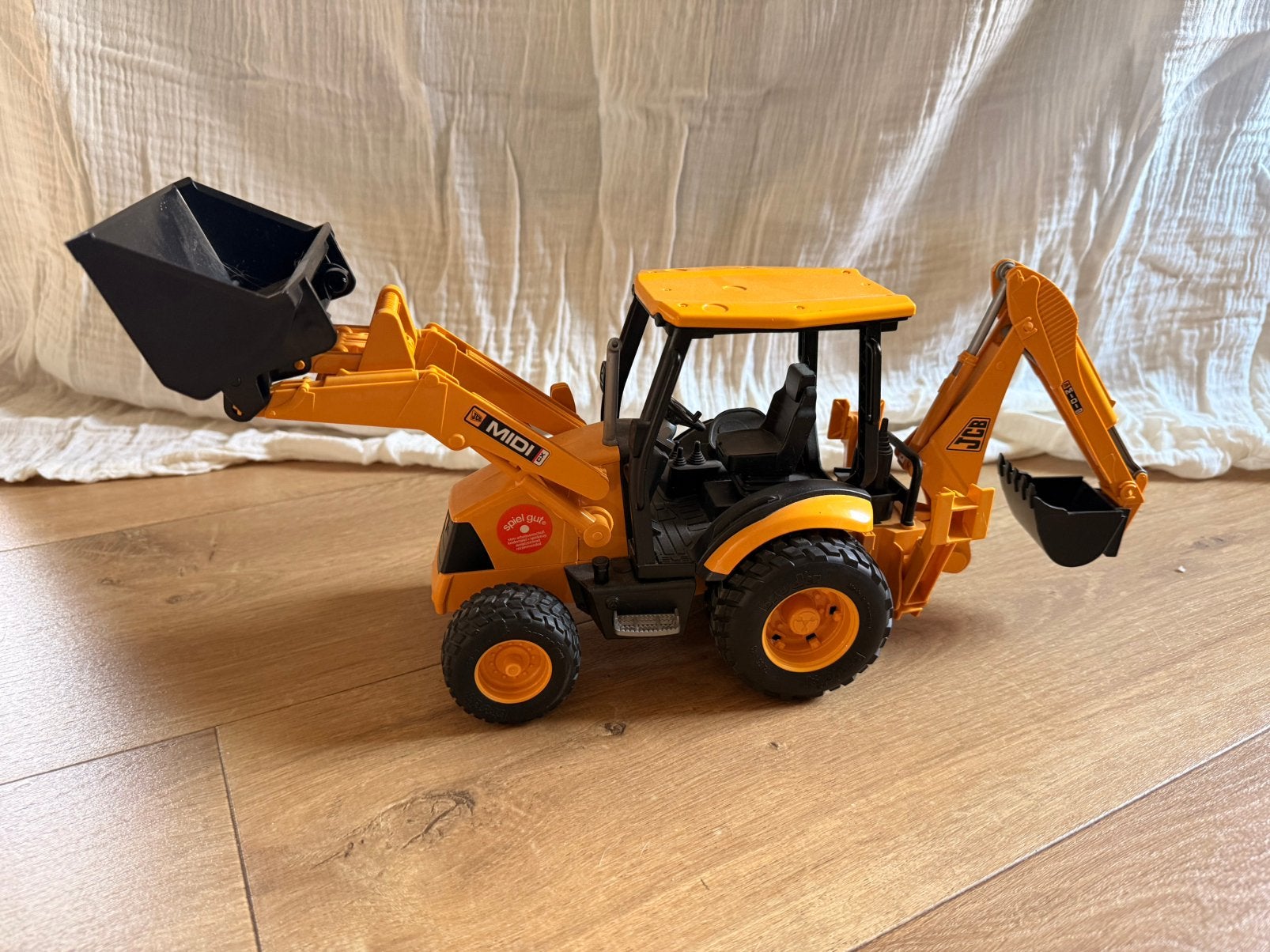 Bruder JCB midi CX tractor, Ophalen of Verzenden, Gebruikt