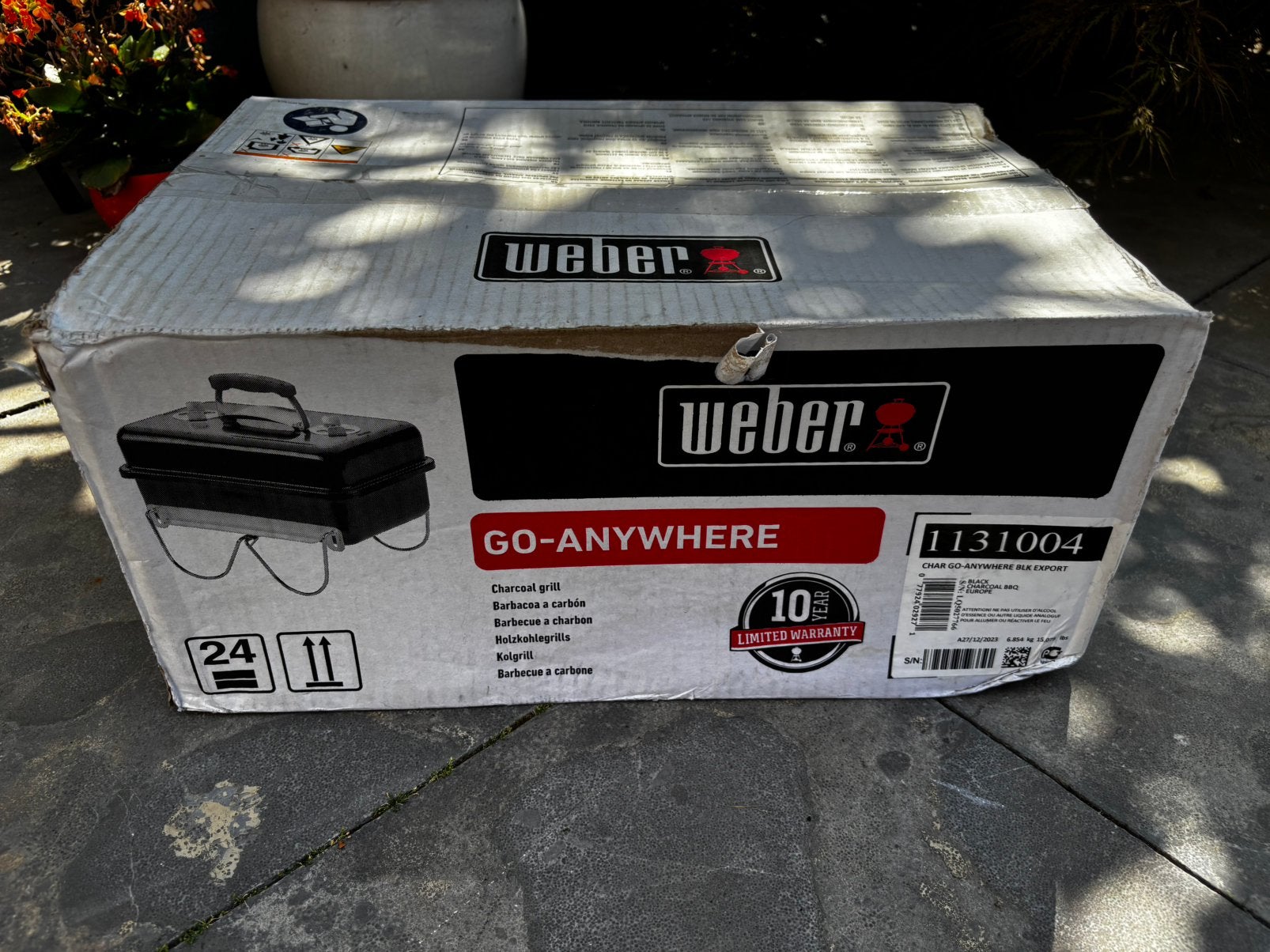 Weber Go Anywhere kolen BBQ nieuw in doos, Ophalen, Nieuw