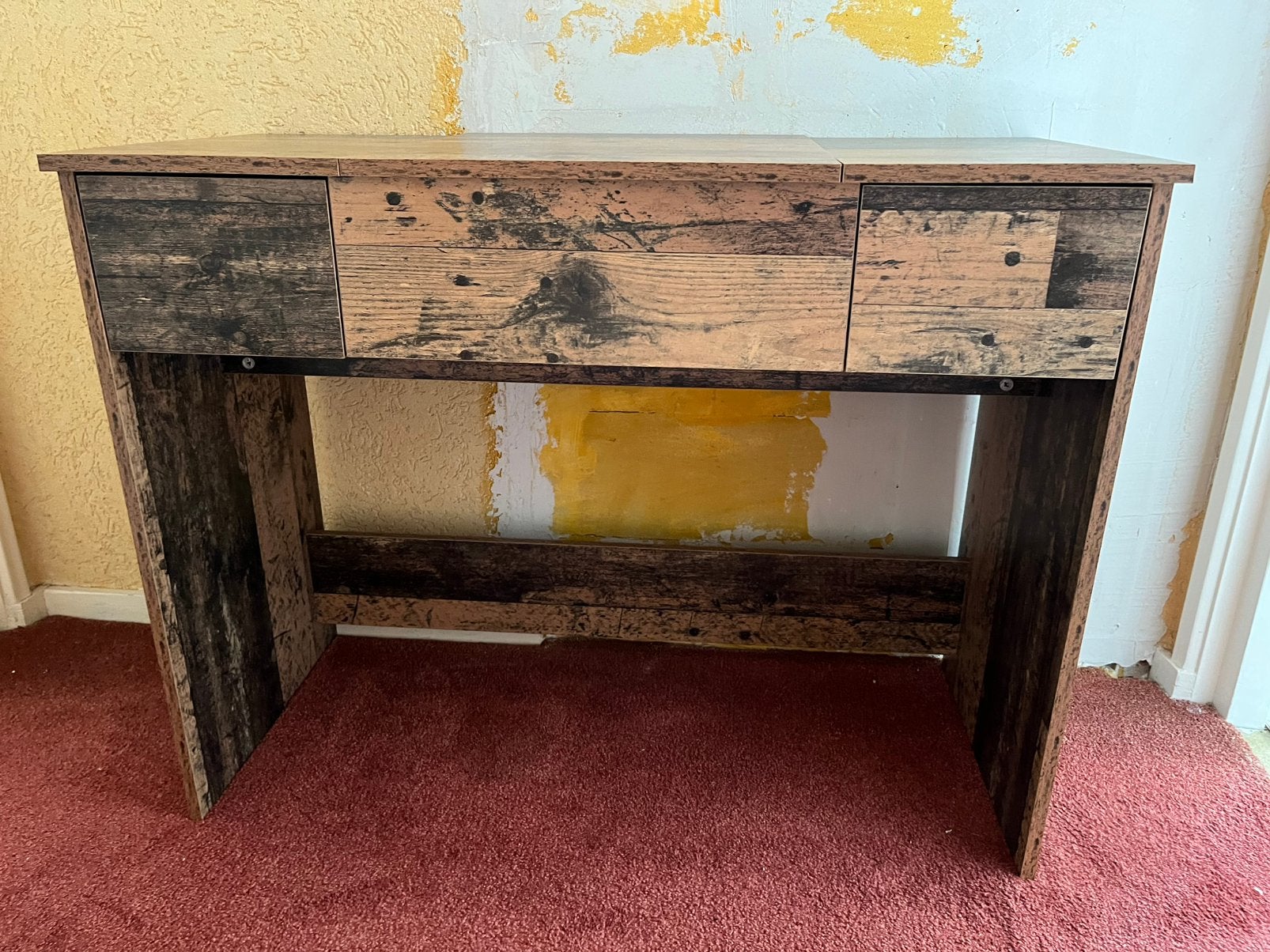 Kaptafel Vida XL, Ophalen, 100 tot 150 cm, Nieuw, Rechthoekig