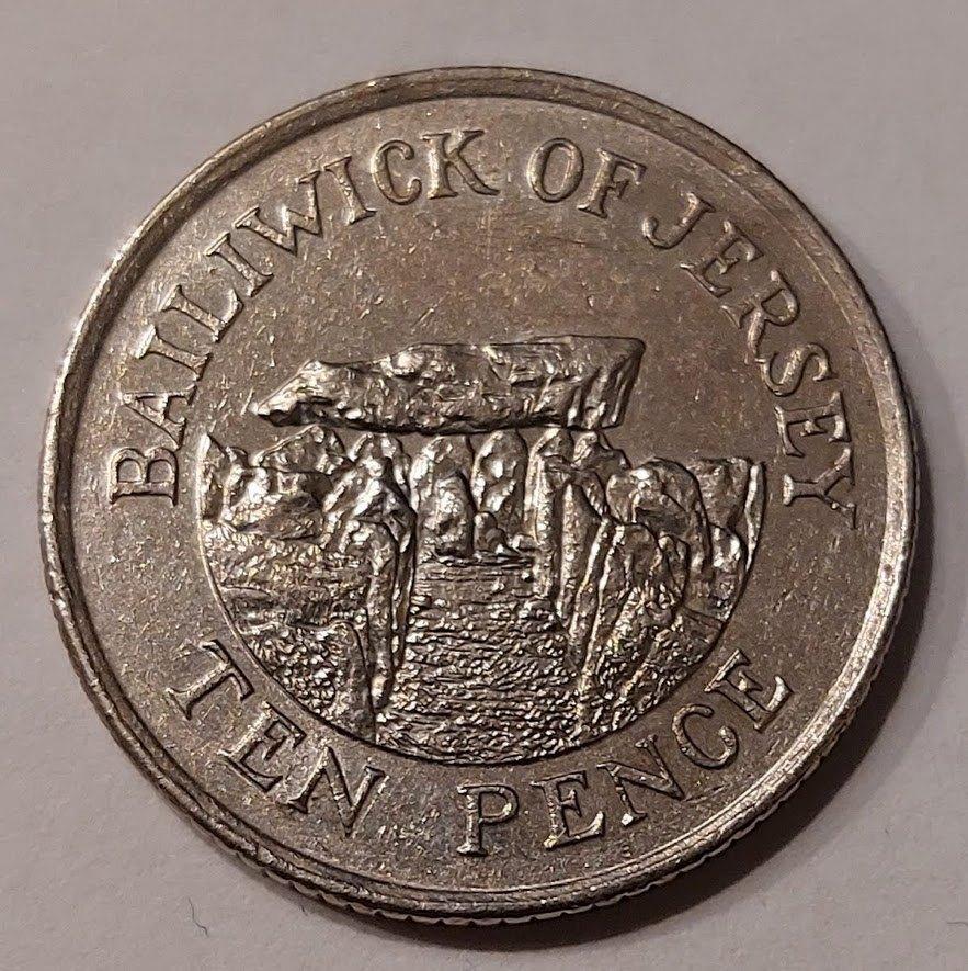 50 pence Jersey 1992 [5913]  [PoMuNi], Postzegels en Munten, Munten | Europa | Niet-Euromunten, Ophalen of Verzenden, Overige landen