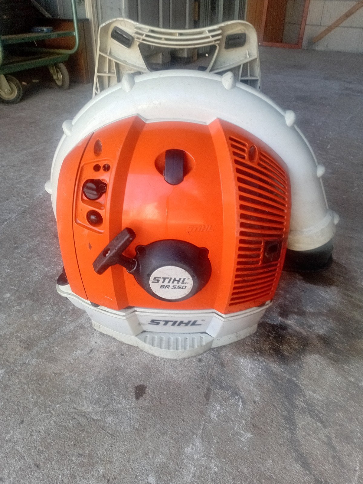 Stihl BR 550 proffesionele bladblazer, Ophalen, Gebruikt, Ruggedragen, Stihl