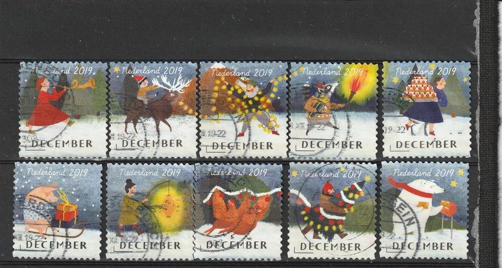 Nederland  3799 - 3808  Gestempeld, Postzegels en Munten, Postzegels | Nederland, Ophalen of Verzenden, Gestempeld