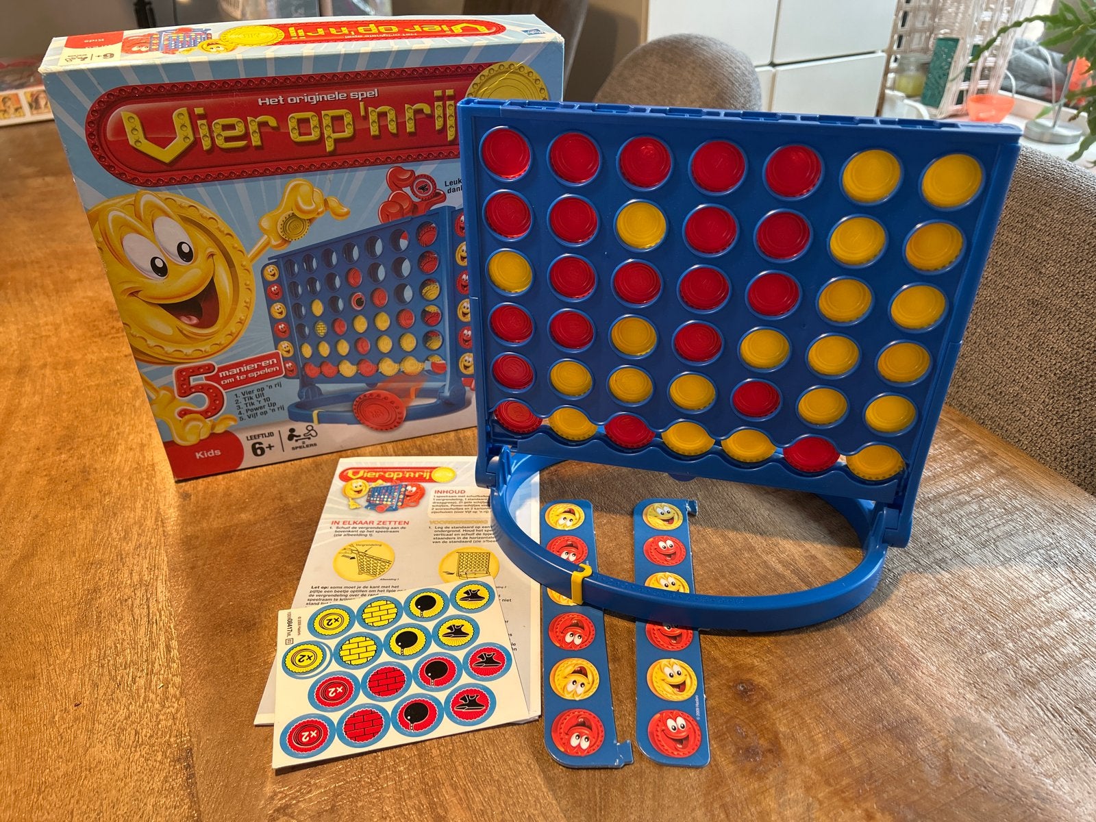Vier op 'n rij - Het originele spel, Een of twee spelers, Ophalen of Verzenden, Gebruikt