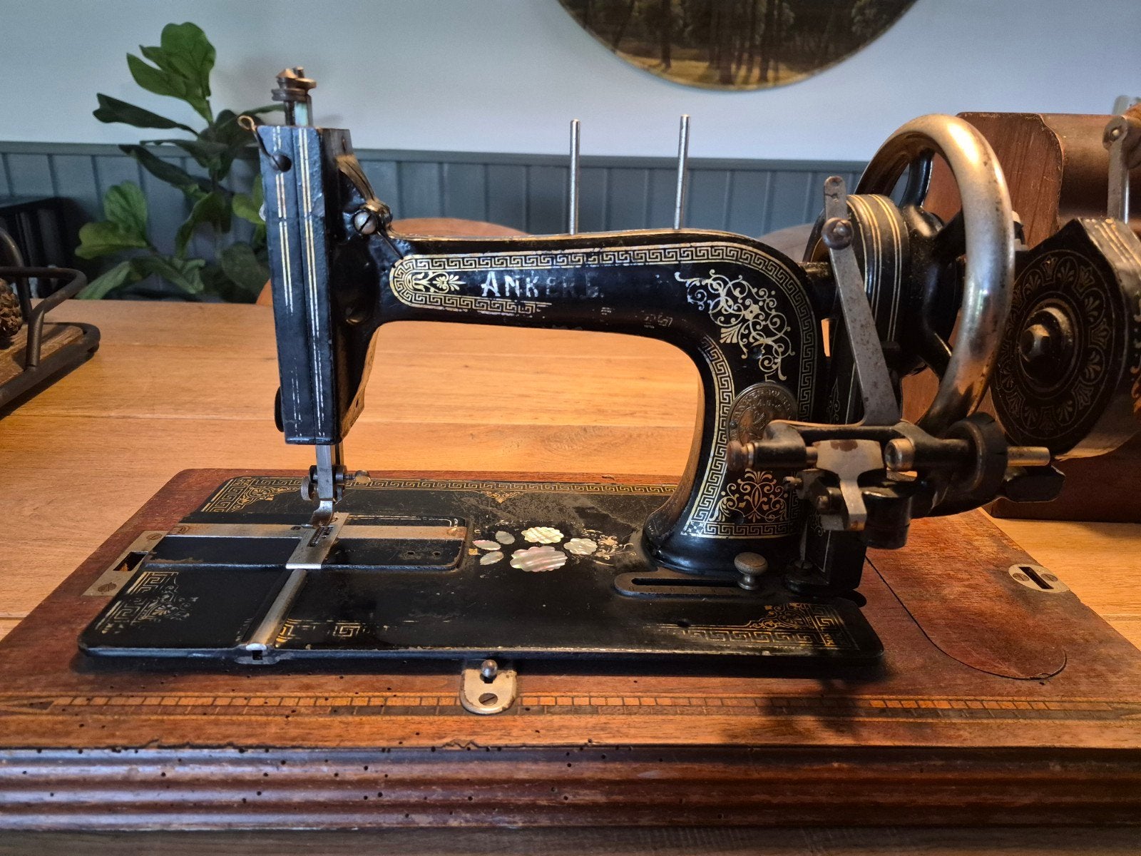 Antieke Anker Naaimachine - Serienummer 339, Ophalen