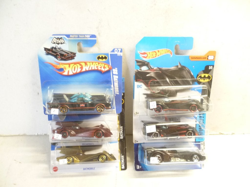 Hot Wheels Batman Batmobile 6 stuks in blister modelauto, Ophalen of Verzenden, Nieuw, Auto