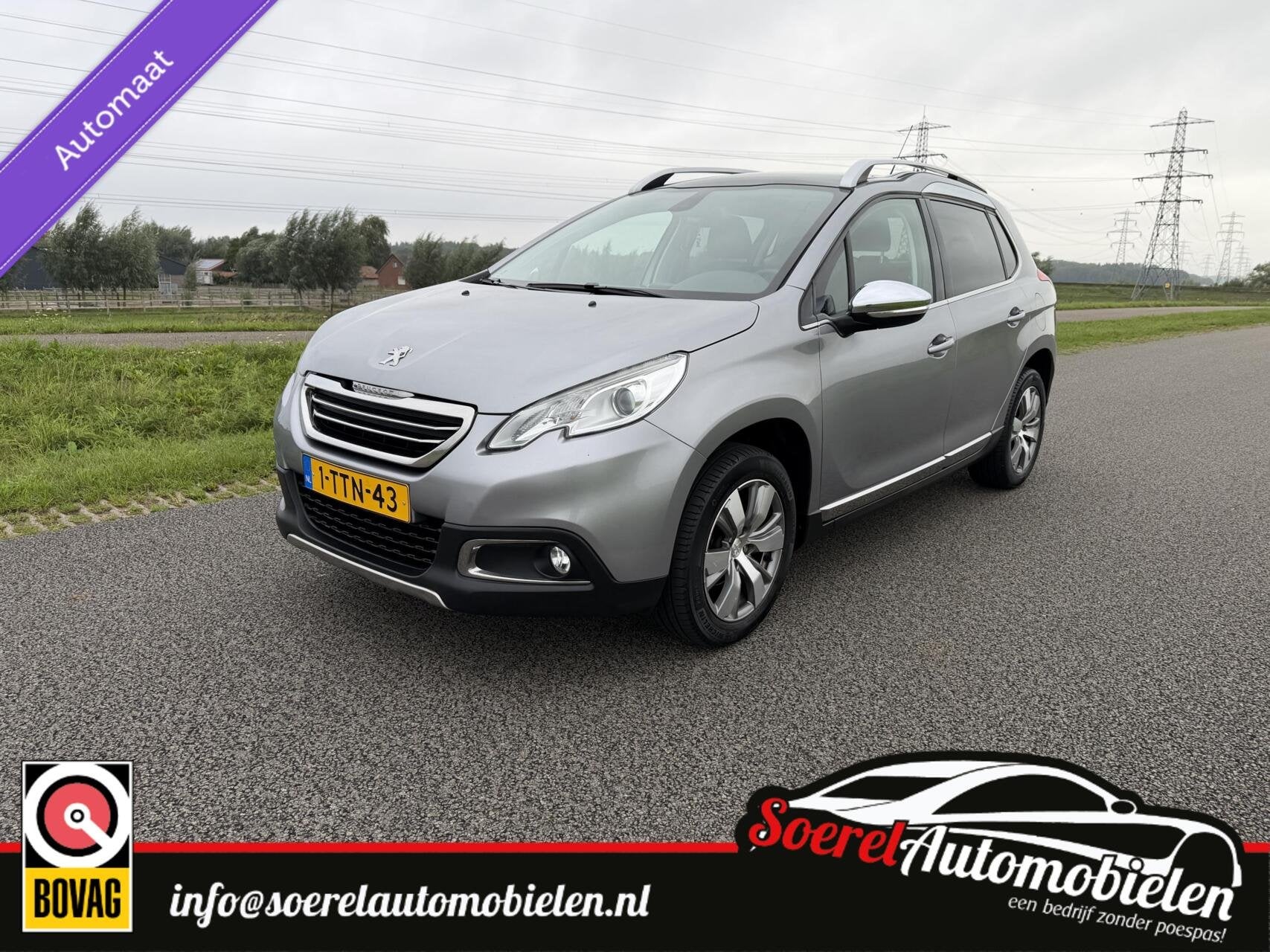 Peugeot 2008 1.2 VTi Allure Pack Premium Plus AUTOMAAT, PANO, Auto's, Peugeot, Euro 5, 450 kg, 1199 cc, Met garantie (alle)