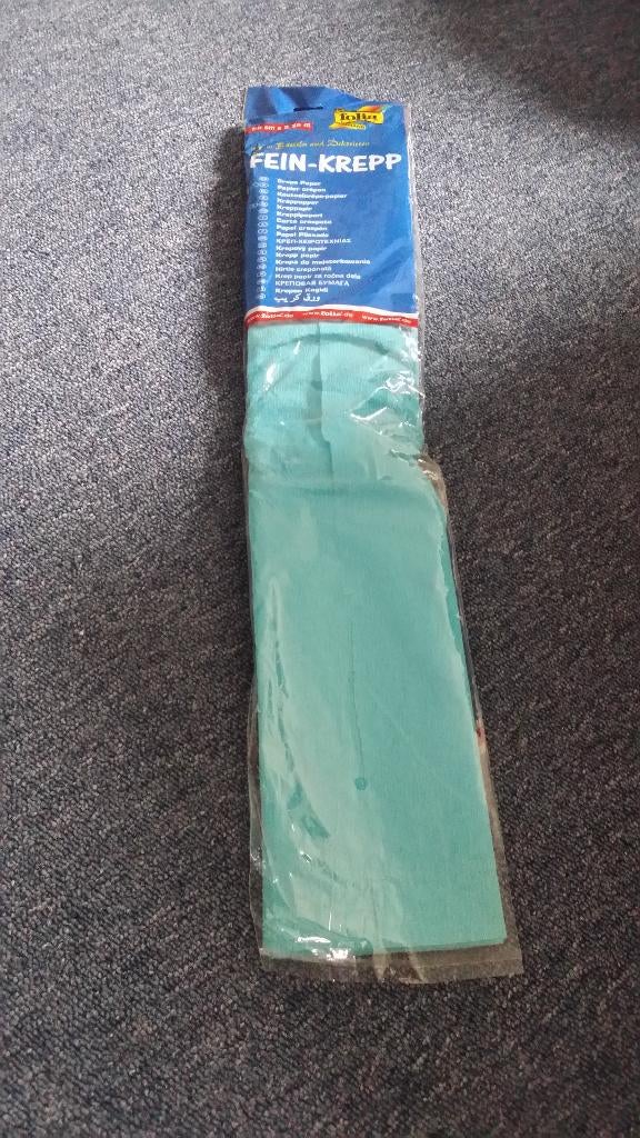 pak creppe papier, Verzenden, Nieuw, Papier of Karton, Blauw