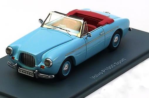 Neo . Volvo . P1900 lichtblauw model 1956, 1:43 in resin, Ophalen of Verzenden, Nieuw, Auto, Overige merken