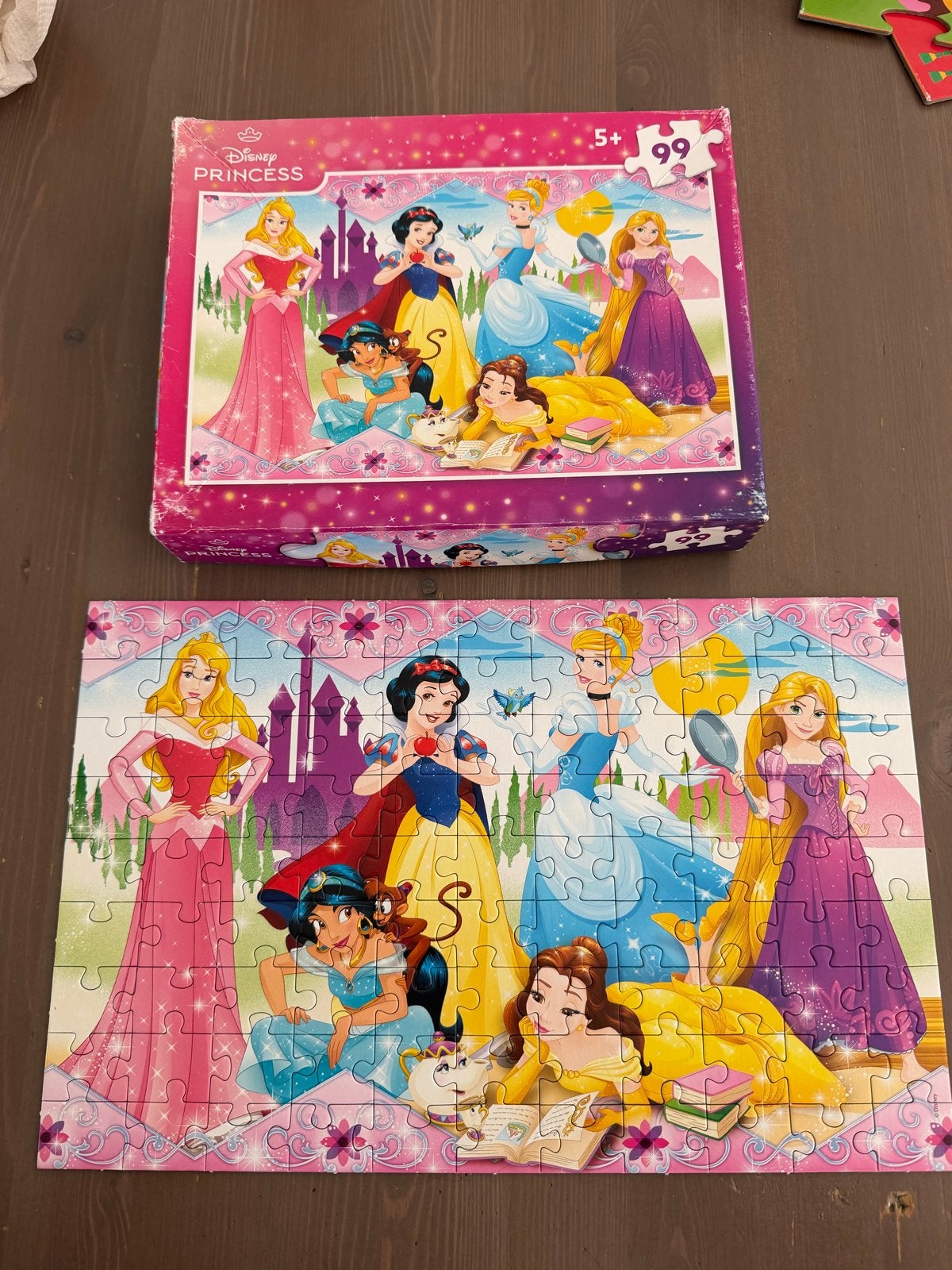 Disney Princess puzzel 99 stukjes (5+), Ophalen, Meer dan 50 stukjes, Zo goed als nieuw, 6 jaar of ouder