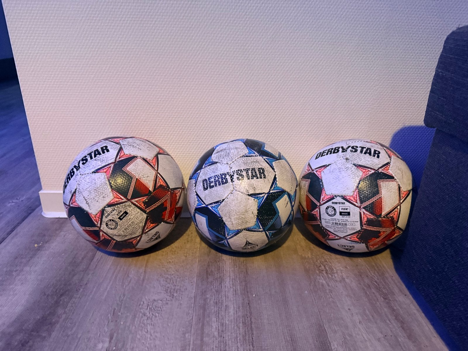 Derbystar Voetbal Maat 5 - Diverse kleuren, Ophalen, Gebruikt, Bal