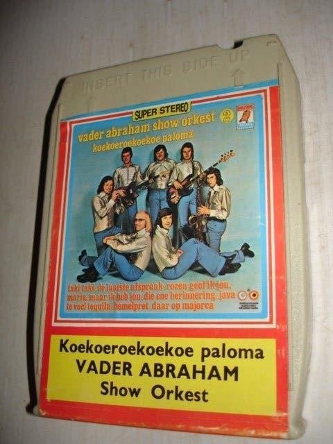 Vader Abraham Show Orkest- Koekoeroekoedoe- 8 TRACK MC, Cd's en Dvd's, Cassettebandjes, Verzenden, Gebruikt, 1 bandje