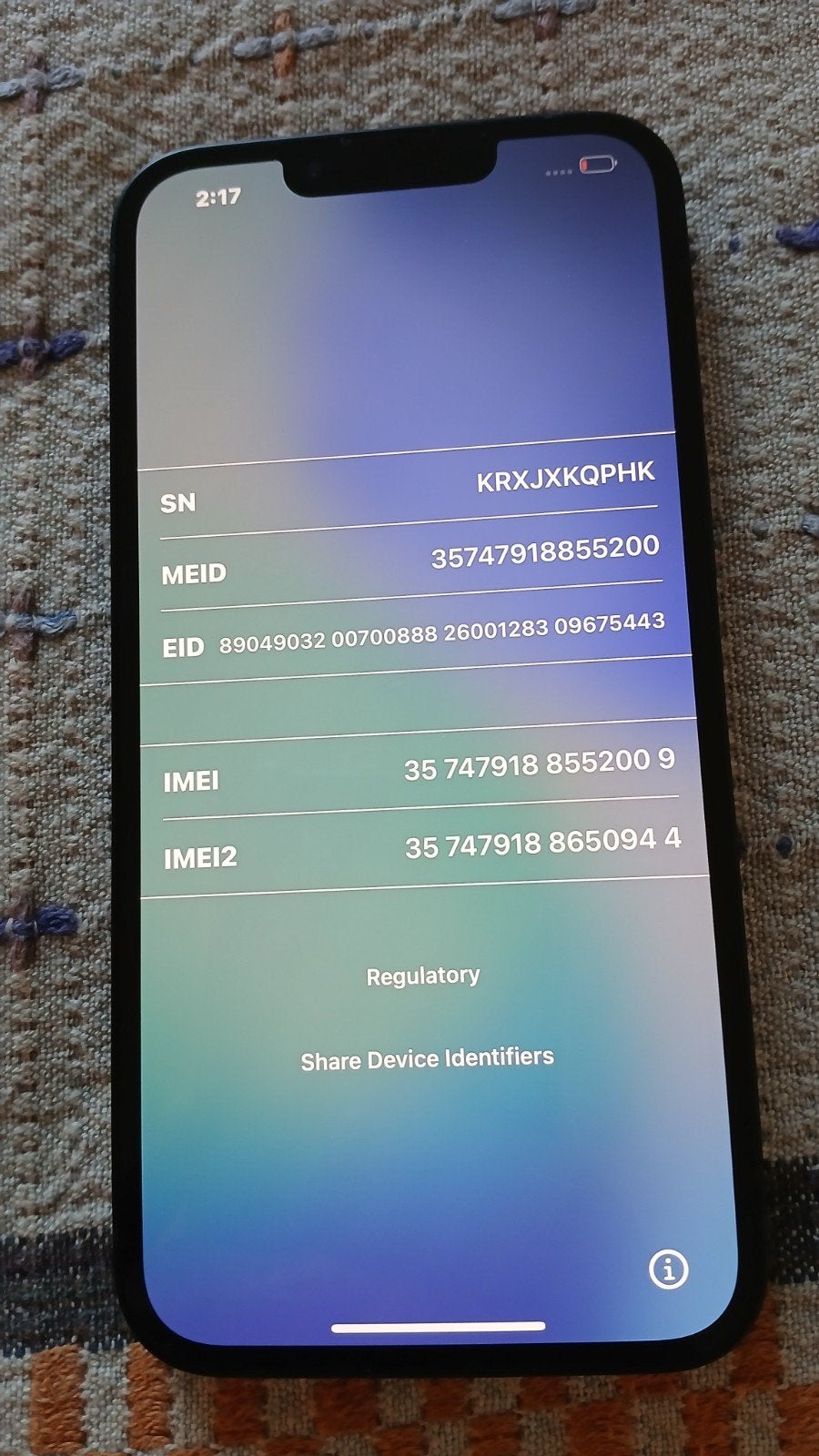 IPHONE 13 ICLOUD LOCK ONLY PARTS GEEN DOOS - LADER ERBIJ, Telecommunicatie, Mobiele telefoons | Apple iPhone, 128 GB, Nieuw, IPhone 13