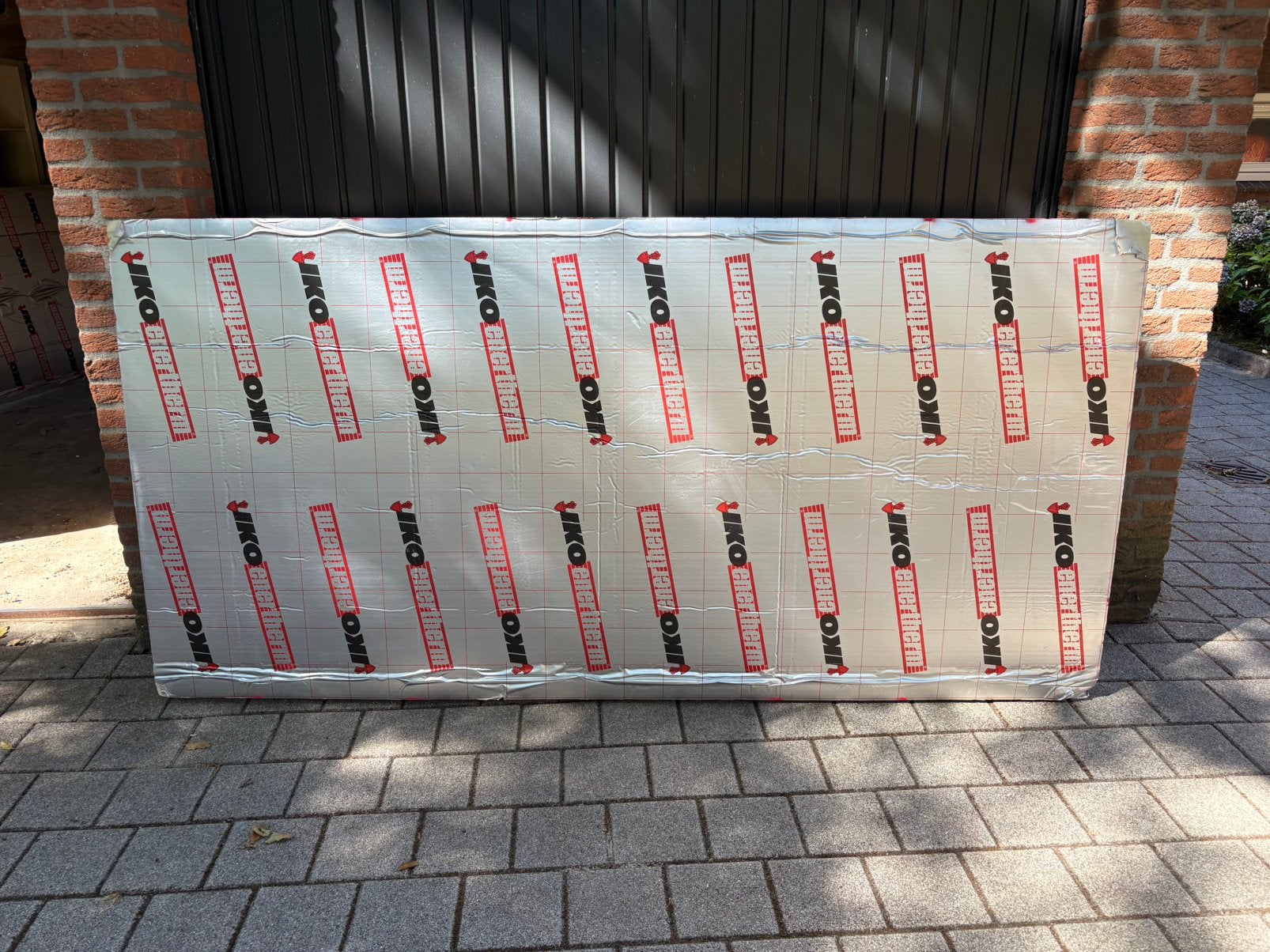 4 pir platen 10 cm dik met alu 240x119 cm, Ophalen, Zo goed als nieuw, Hardschuim (Pir), 8 tot 12 cm