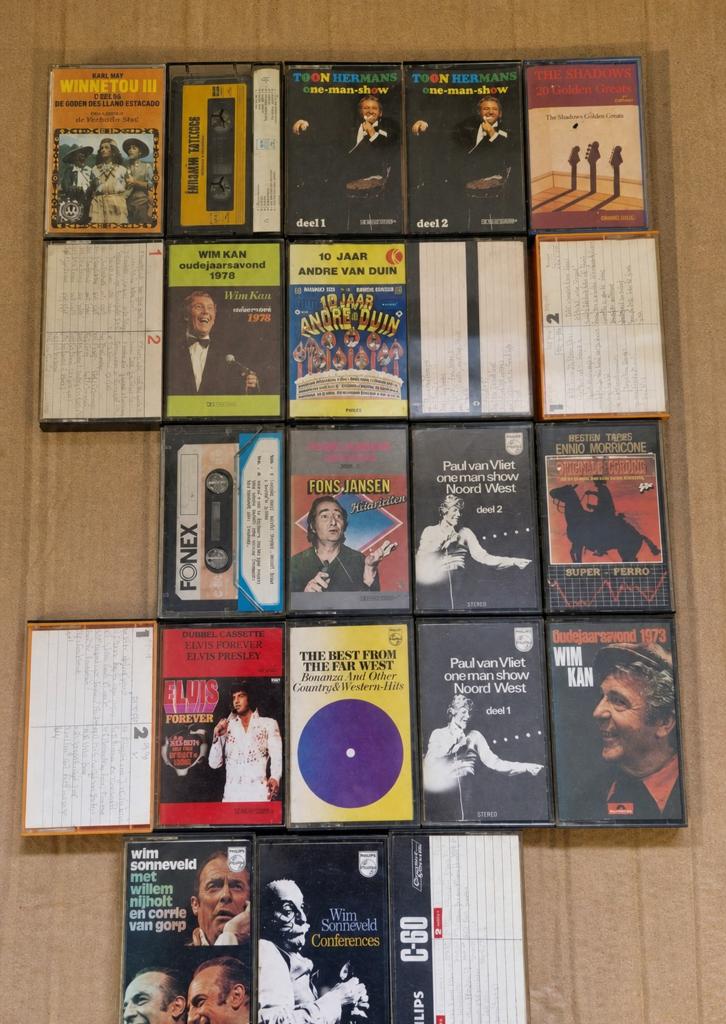Cassette bandjes, Ophalen of Verzenden, Overige genres, 2 t/m 25 bandjes