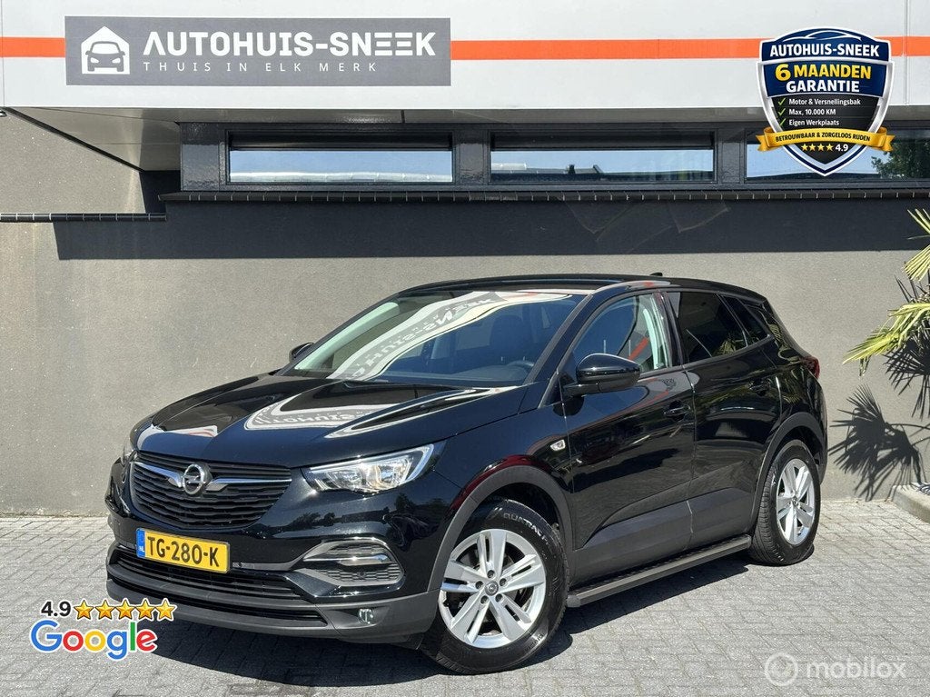 Opel Grandland X 1.2 Turbo Edition|CarPlay|Trekhaak|Cruise, Voorwielaandrijving, 1350 kg, Gebruikt, Euro 6