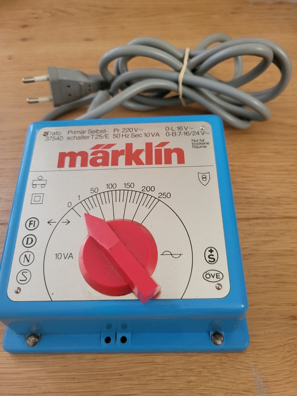 Märklin transformator 37540 10 VA, Gebruikt, Ophalen of Verzenden, Analoog, Märklin