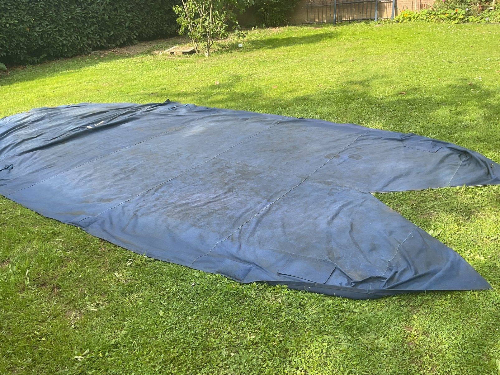 Dekzeil voor BM 16 kwadraat, Ophalen, 6 meter of meer, Gebruikt, Minder dan 15 m²