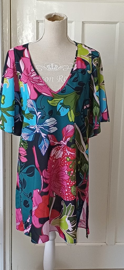 Kleurig Sun/Dressed jurkje (kaftan) Marlies Dekkers  maat S, Zo goed als nieuw, Maat 36 (S), Boven de knie, Marlies Dekkers