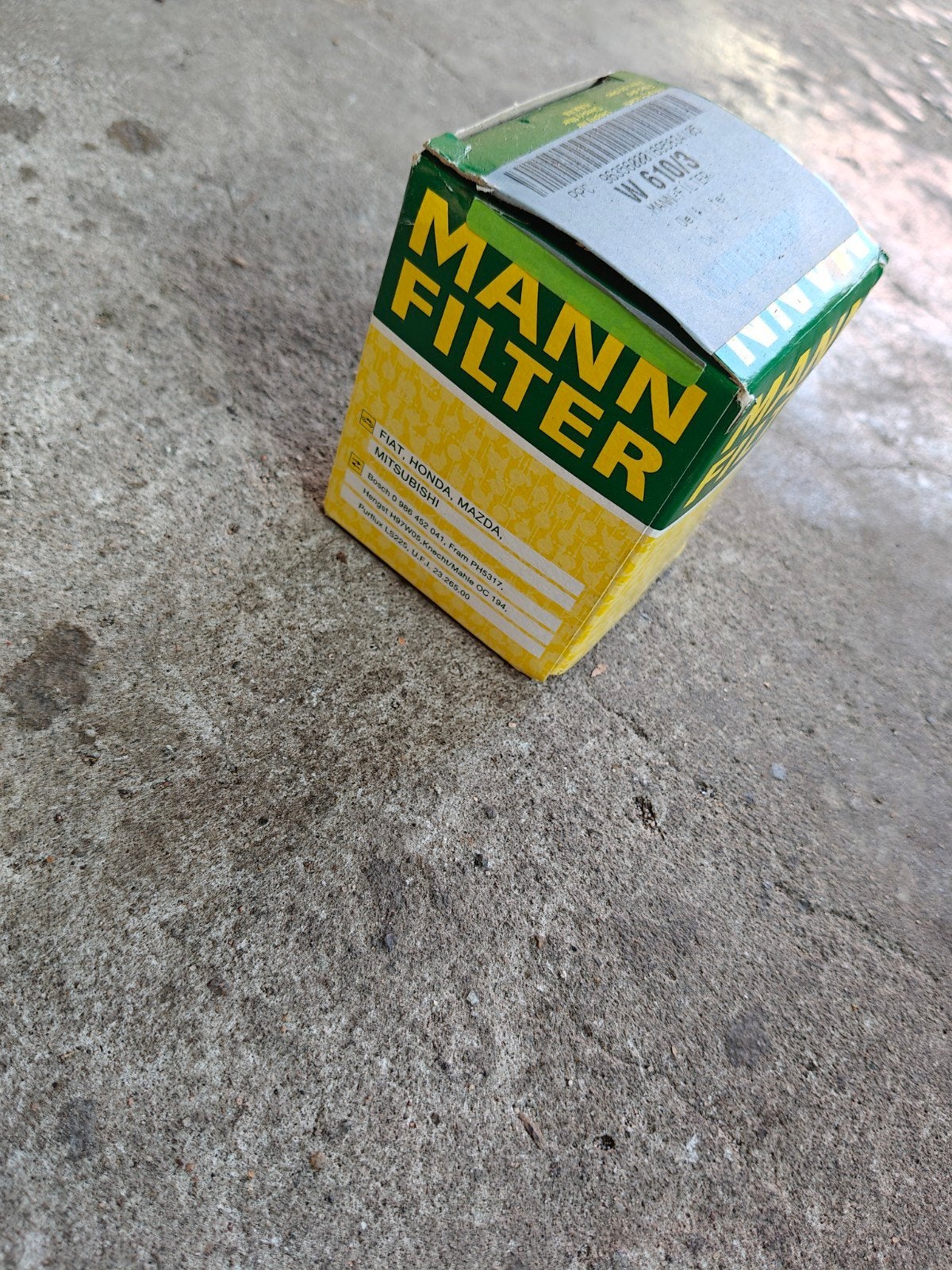Mann Filter oliefilter W 610/3, Auto-onderdelen, Filters, Fiat, Honda, Mazda, Mitsubishi, Nieuw, Ophalen of Verzenden
