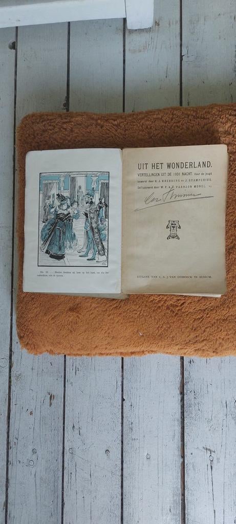 Uit het Wonderland - Vertellingen uit de 1001 Nacht, Ophalen of Verzenden, Gelezen, H.J. Krebbers en J. Stamperius, Sprookjes