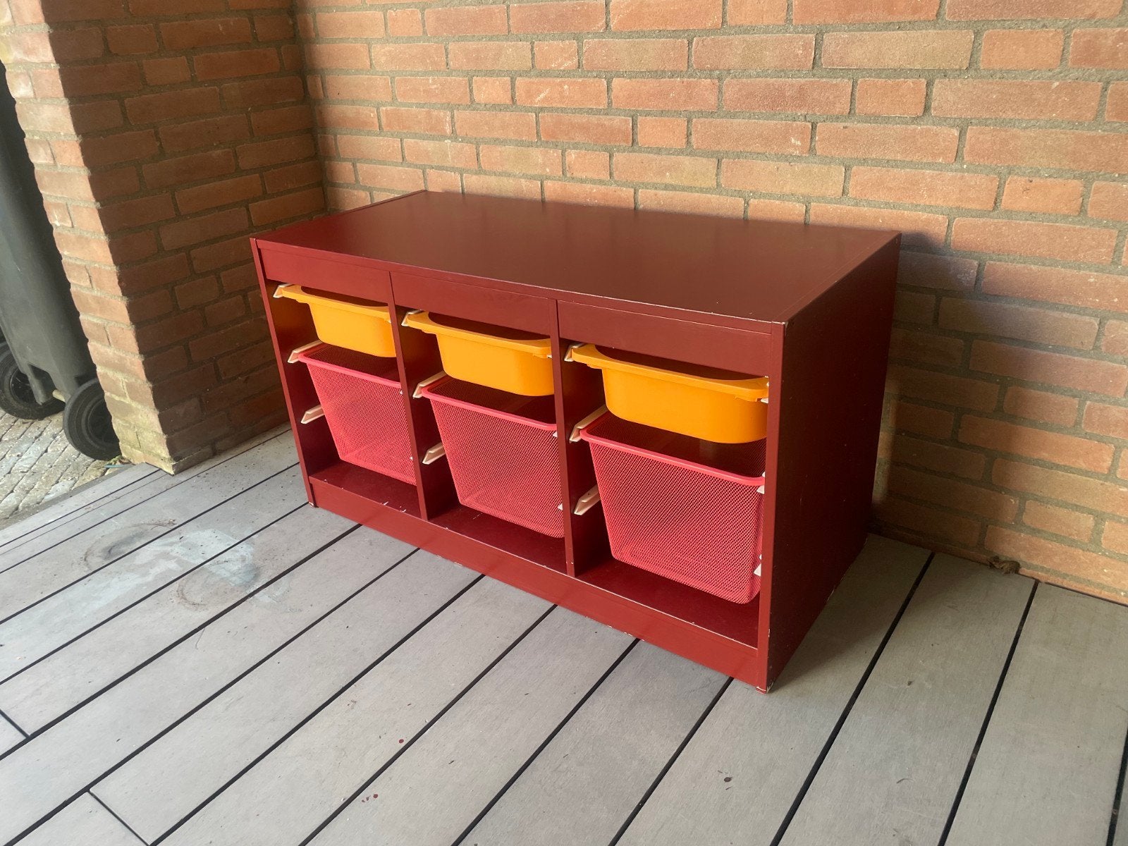 Ikea Trofast speelkast met bakken, Minder dan 90 cm, Gebruikt, Kast, Ophalen of Verzenden