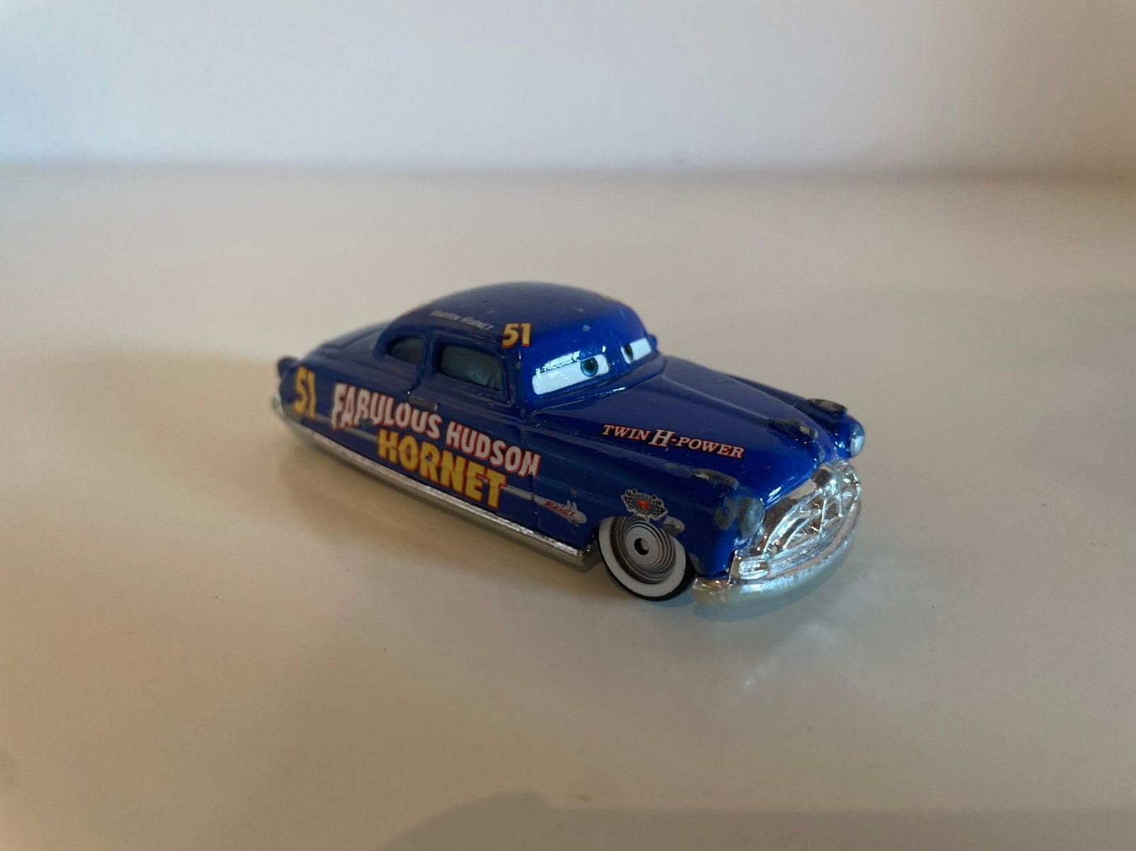 Disney Cars - Fabulous Hudson Hornet (Whitewall), Ophalen of Verzenden, Gebruikt