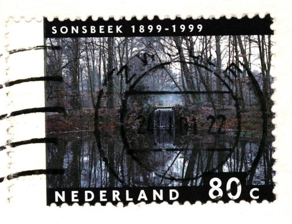 988211 Westerwolde Groningen Beekdal Gelopen mt mooie  zegel, Ophalen of Verzenden, 1980 tot heden, Gelopen, Groningen