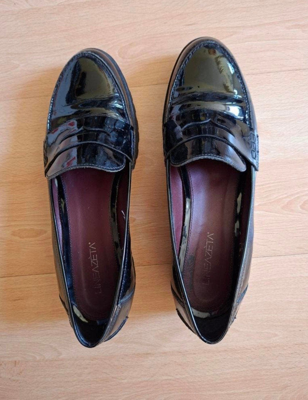 T.K Lineazeta lakschoenen Maat 40, Kleding | Dames, Ophalen of Verzenden, Zo goed als nieuw, Zwart, Sneakers of Gympen