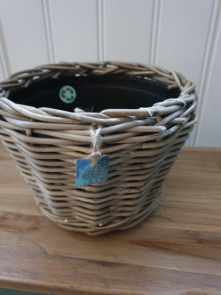 Bloempot rotan, *, Overige materialen, *, Rond