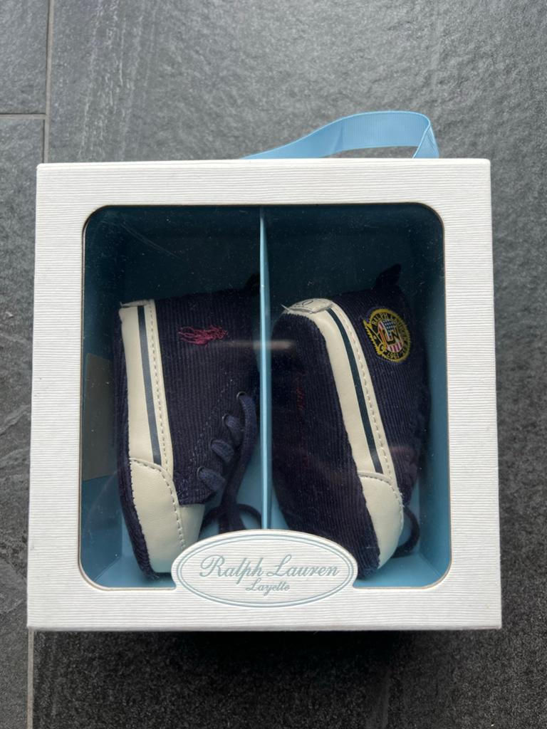 Ralph Lauren babyschoentjes - Nieuw in doos, Kinderen en Baby's, Babykleding | Schoentjes en Sokjes, Schoentjes, Nieuw, Ophalen of Verzenden