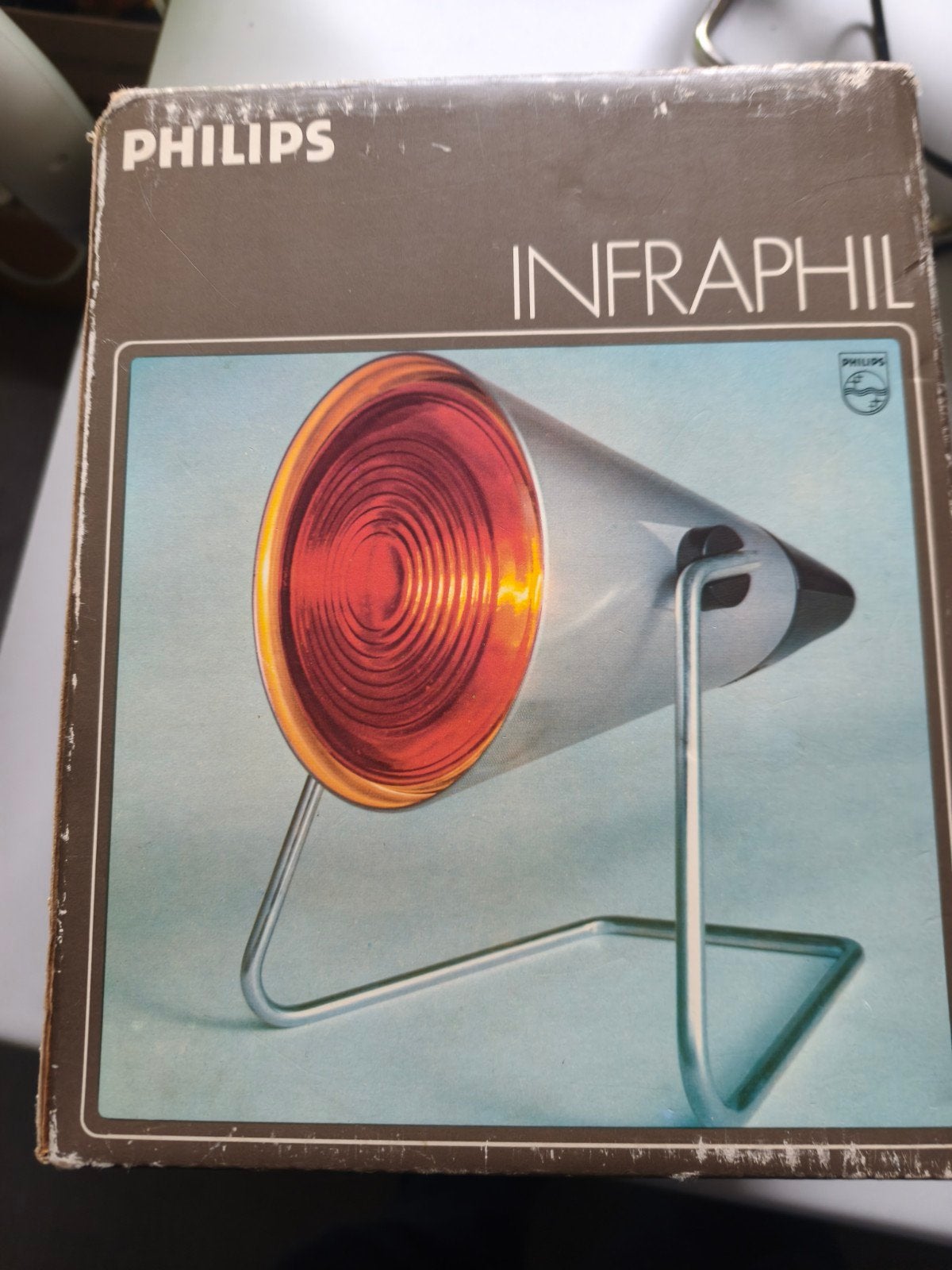 Vintage Philips Infraphil Infraroodlamp - Werkt Perfect!, Ophalen of Verzenden