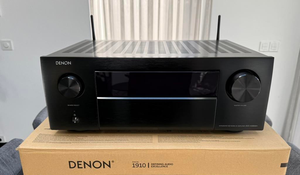 Denon AVC-X4800h 9.4 AV-receiver met nog 14 maanden garantie, Ophalen of Verzenden, Zo goed als nieuw, 120 watt of meer, Denon