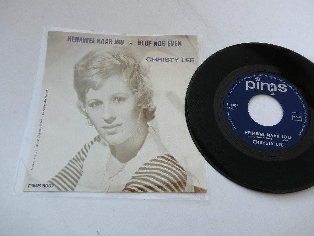 Christy Lee  Heimwee naar jou ( bieden svp ), Cd's en Dvd's, Vinyl Singles, 7 inch, Single, Ophalen of Verzenden, Zo goed als nieuw