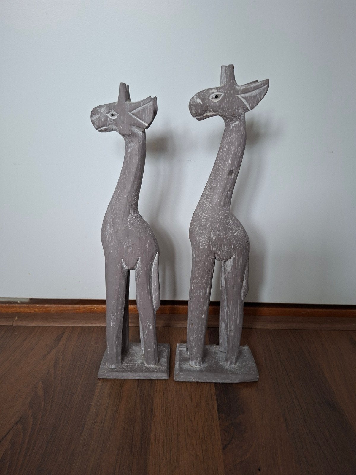 Beeld giraf, Overige onderwerpen, Houtsnijwerk, Ophalen of Verzenden, 20 - 50 cm