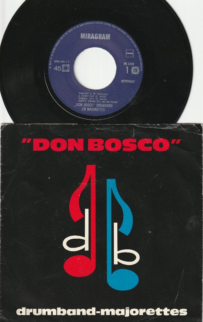 HAFABra RIJSWIJK Drumband DON BOSCO –vinyl EP 1979, Ophalen, Gebruikt, 12 inch