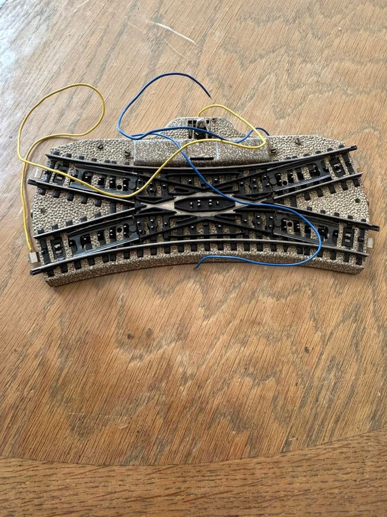 Märklin Engelse wissel no:5128 HO wisselstroom zie tekst, Wisselstroom, Gebruikt, Rails, Ophalen of Verzenden