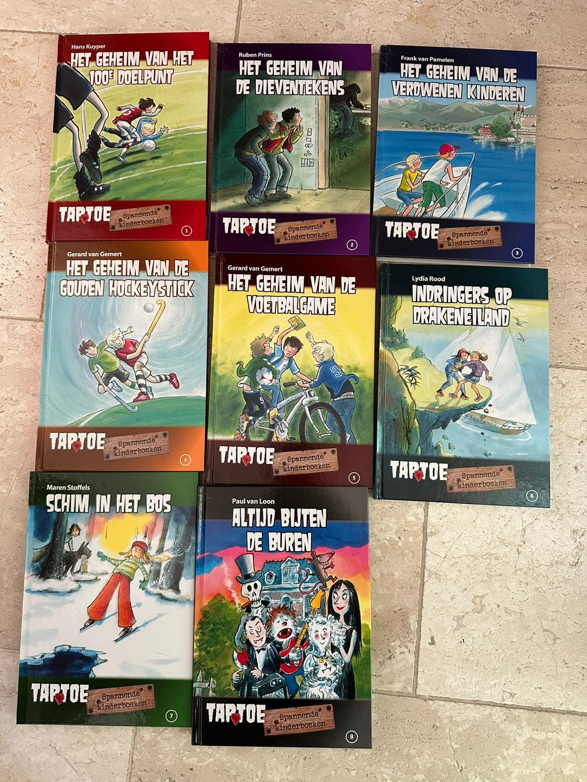 serie Taptoe Mysterieuze Kinderboeken 1 t/m 8 GLOEDNIEUW, Boeken, Ophalen of Verzenden