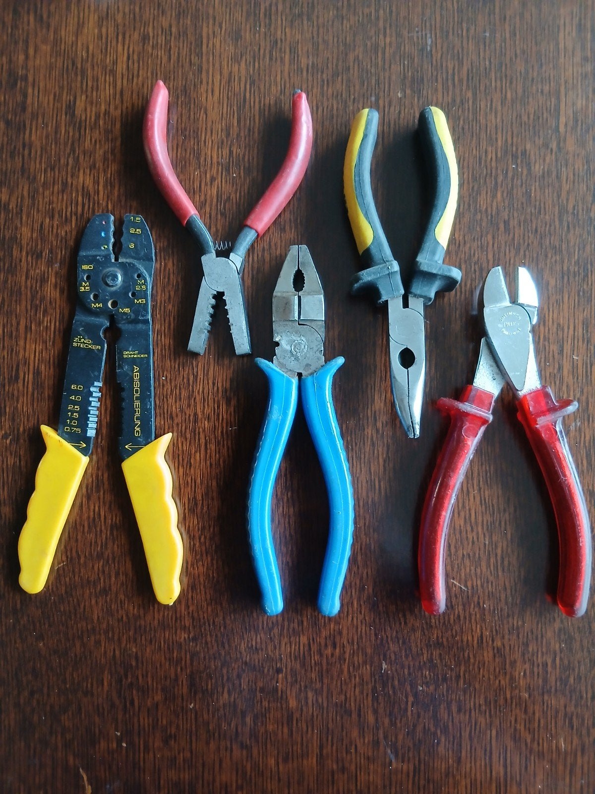 krimptangen gebogen punttang, combinatietang, zijkniptang, Ophalen of Verzenden, Gebruikt, Tang, Overige merken