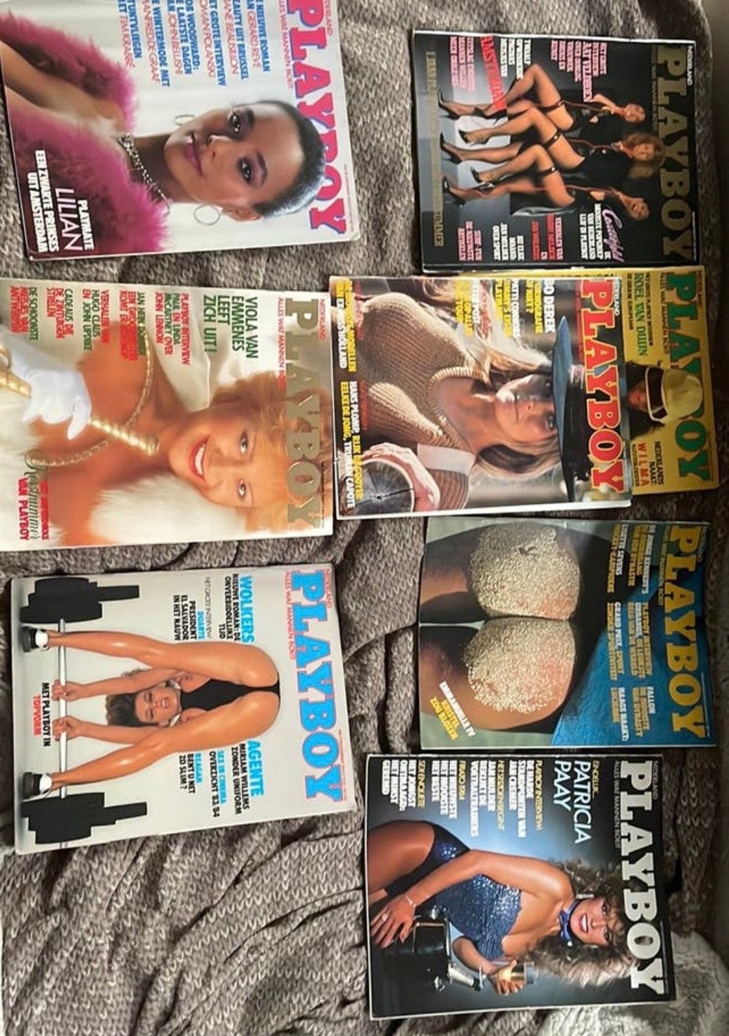 Vintage Nederlandse Playboy jaargang 1984 – 8 st, Ophalen of Verzenden, Gelezen, Overige typen