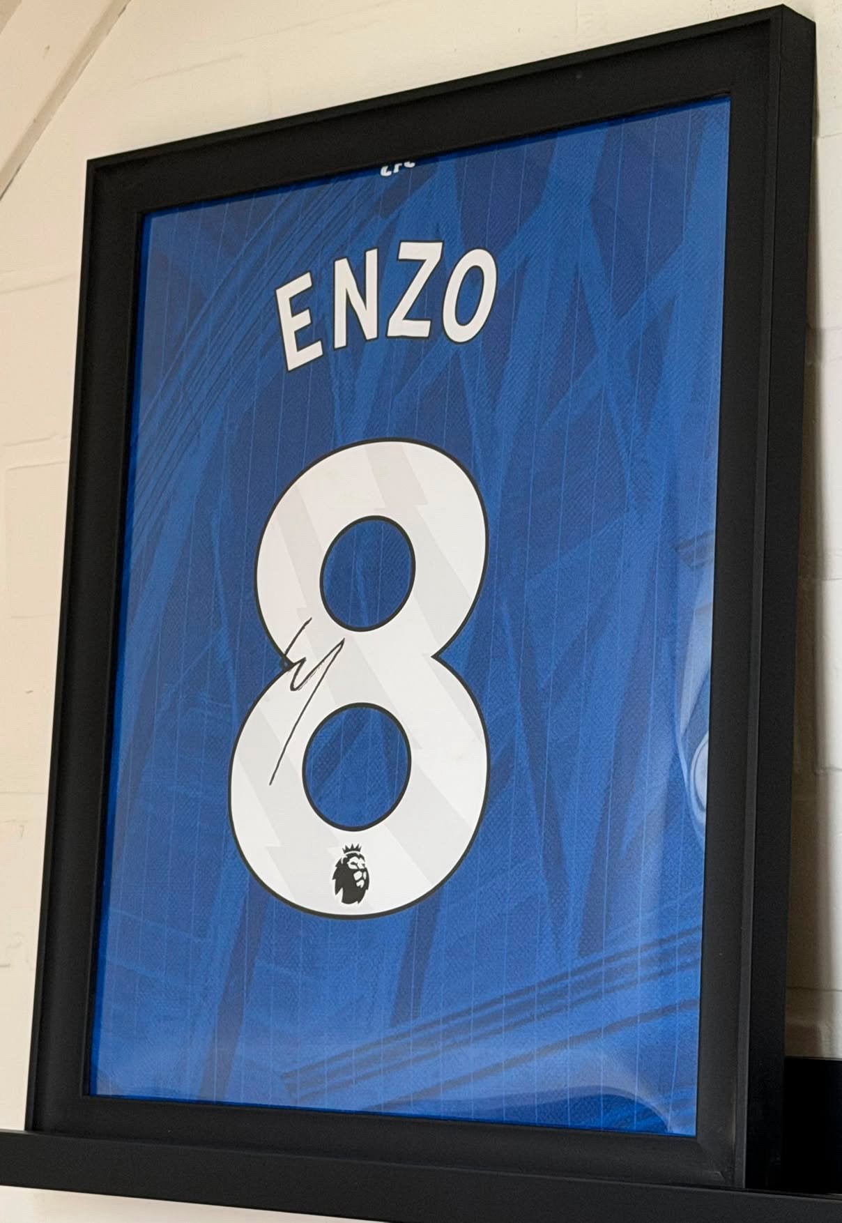 Gesigneerd shirt Enzo Fernandez, Ophalen of Verzenden, Zo goed als nieuw