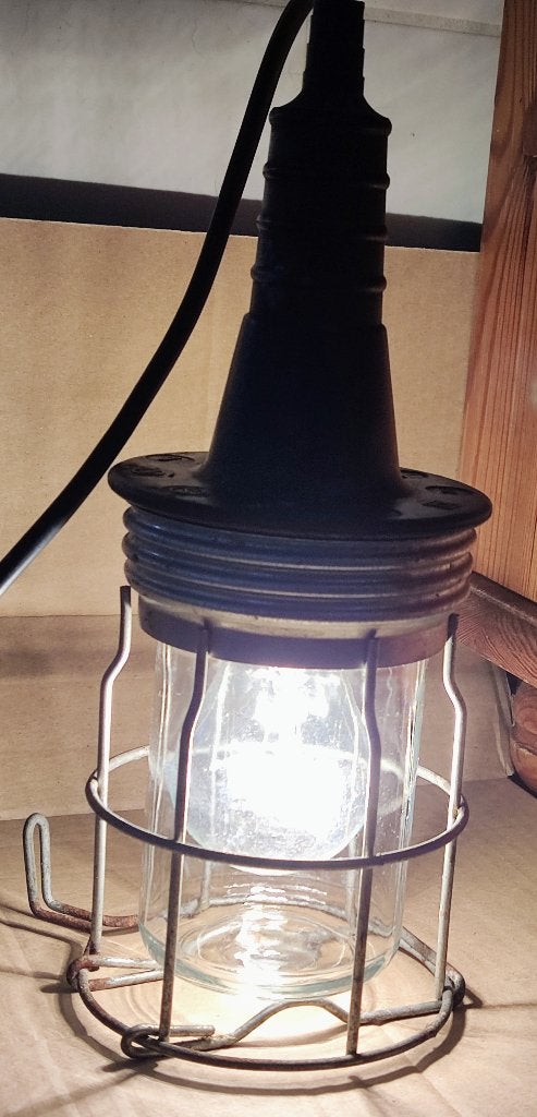 Oude looplamp / kooilamp, Ophalen of Verzenden, Gebruikt, 50 tot 200 watt