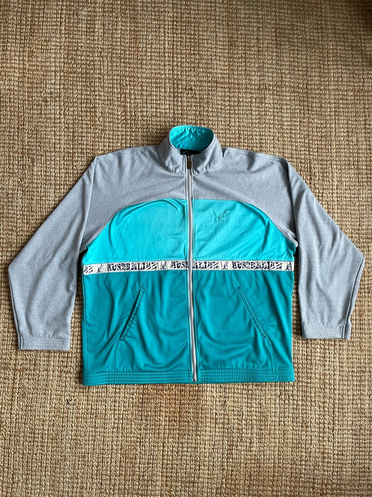 Aussie Australian by L'Alpina vintage trainingsjack maat 50, Grijs, Gedragen, Algemeen, Verzenden