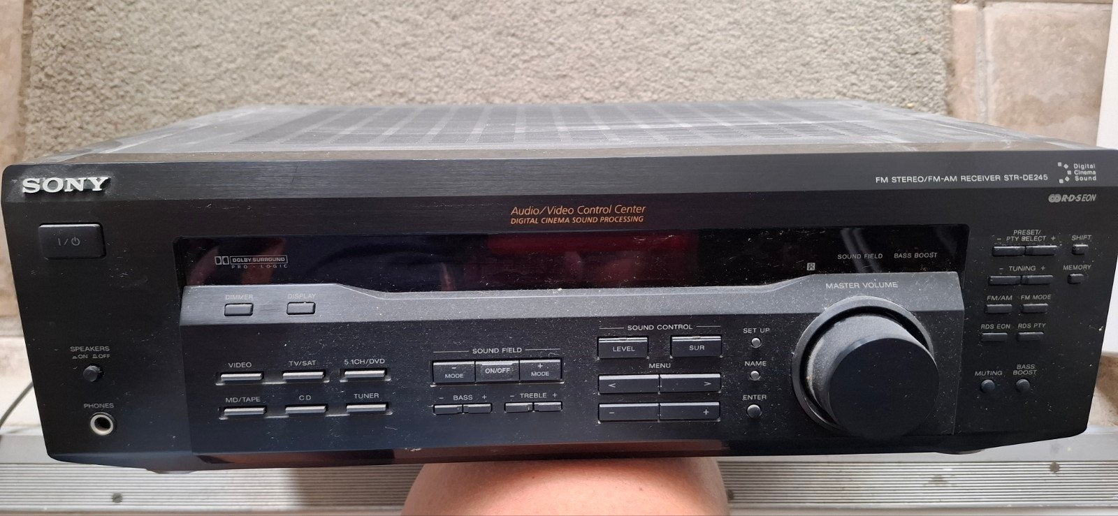 Sony STR-DE245 FM Stereo/FM-AM Receiver, Ophalen, Gebruikt, Sony, Minder dan 60 watt