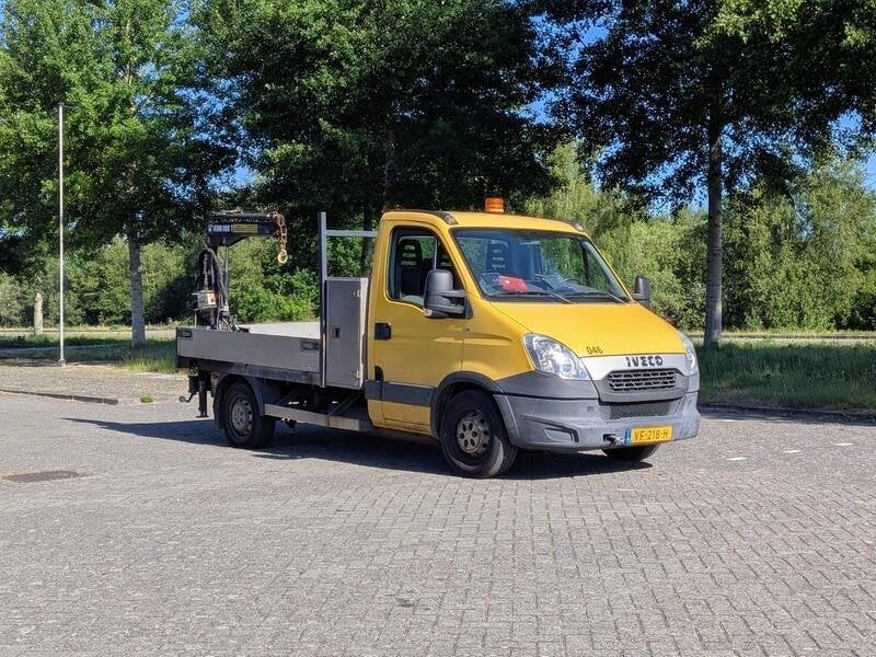 Bedrijfsauto, Iveco, Daily 35S14G 345 CNG, 2013, met autolaa, Auto's, Euro 5, 136 pk, 4 cilinders, Electronic Stability Program (ESP)