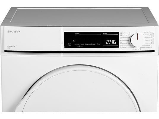 Sharp condensdroger KDNCB8S7PW91BX - Wit, Witgoed en Apparatuur, Wasdrogers, Papendorpseweg 75 3528 BJ Utrecht, Minder dan 85 cm