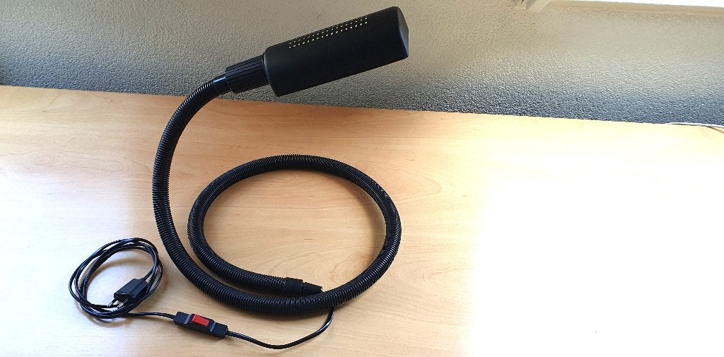 Bureaulamp Seneca cobra flexibele hals slang zwart, Ophalen of Verzenden, Overige typen