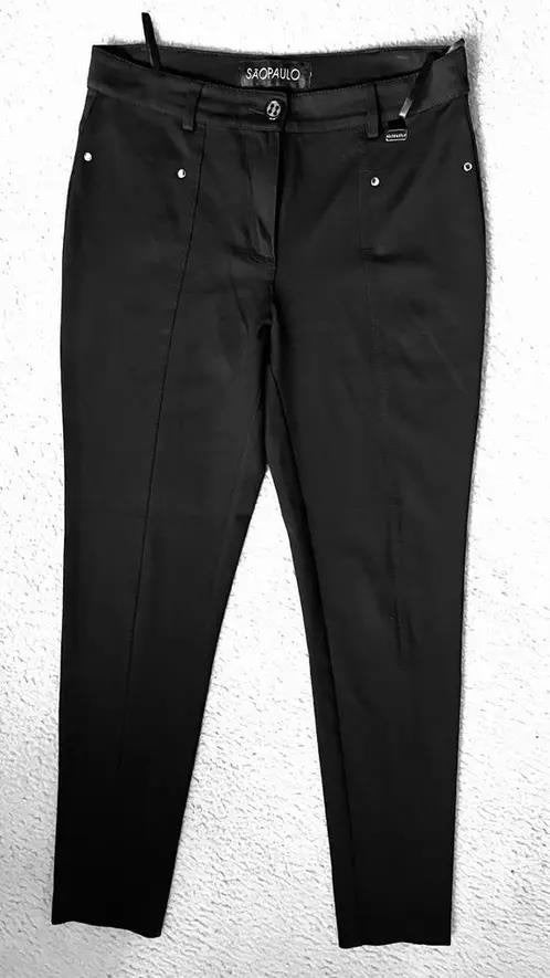 São Paulo zwarte pantalon maat 38, Kleding | Dames, Maat 38/40 (M), Zwart, Nieuw, Ophalen of Verzenden