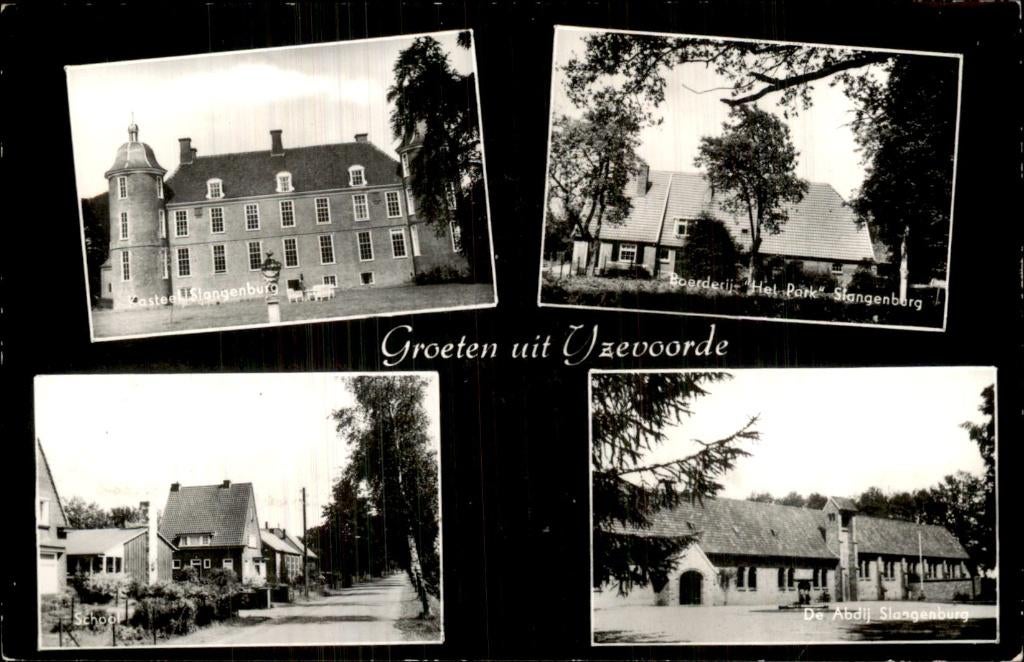 IJzevoorde - Kasteel Slangenburg - De Abdij Slangenburg, Ophalen of Verzenden, 1960 tot 1980, Gelopen, Gelderland