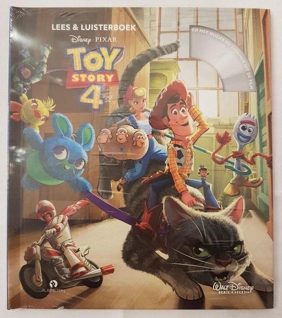 Toy Story 4 lees en luisterboek - Disney boek +audio cd, Boeken, Verzenden, Cd